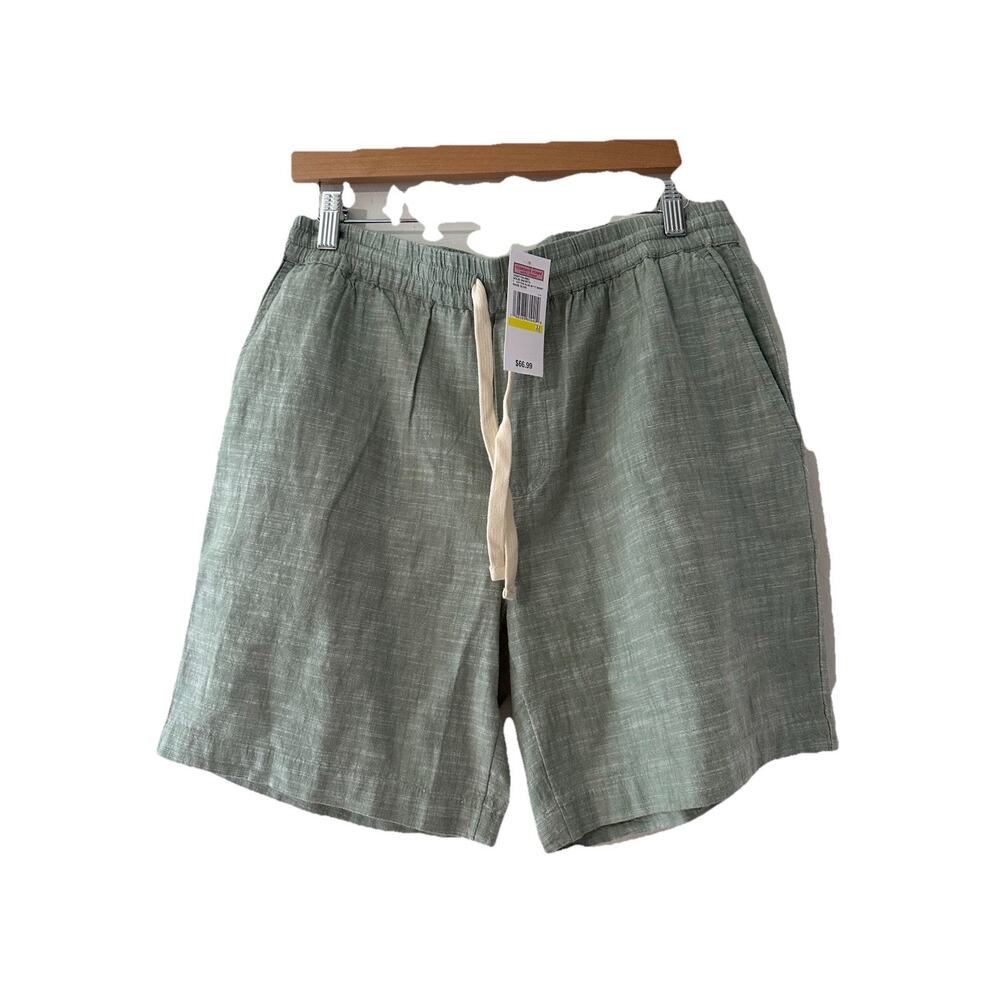 Vinyard Vines Cotton Slub Jersey Shorts Olive Sage Size Small NWT $66